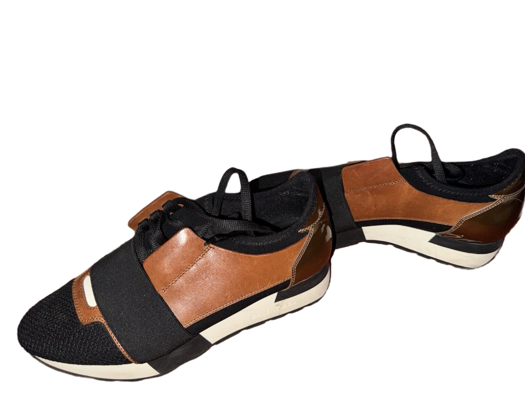 Balenciaga Trainers Race Black & Brown