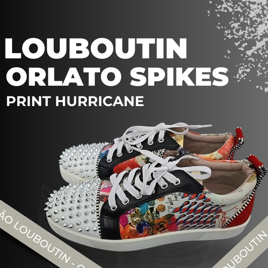 Christian Louboutin Louis Junior Orlato Spikes Print Hurricane