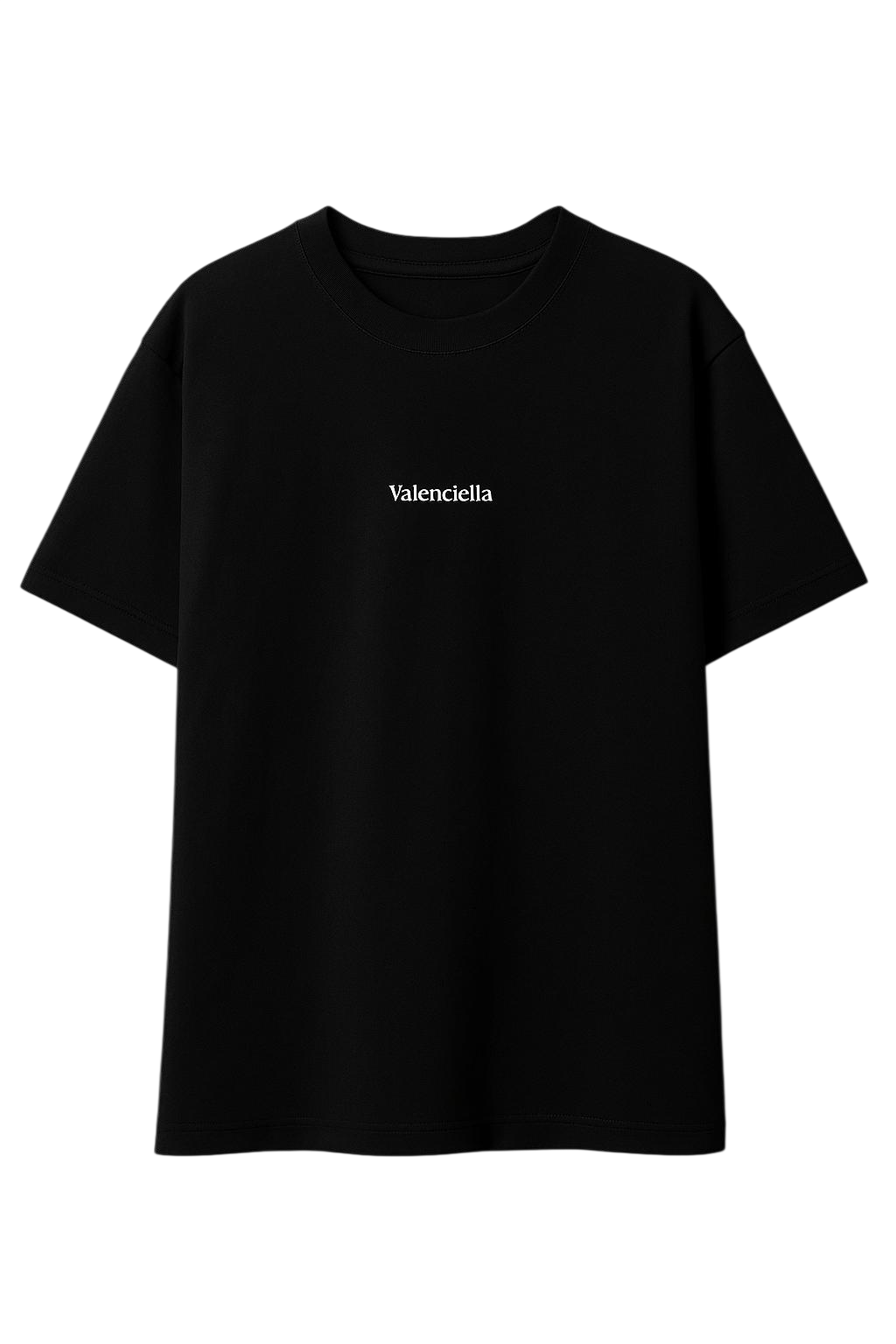 Valenciella Black Basic T-Shirt